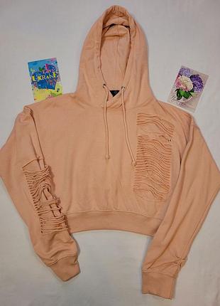 Худи стильное женское укороченное missguided