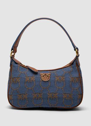 💎 pinko half moon mini denim