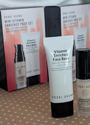 Bobbi brown
mini vitamin enriched prep set
подарочный набор для лица.
