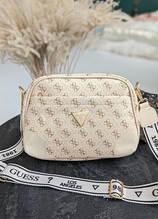 Сумка guess полноценная кросс-боди молочный е