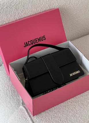 Сумка jacquemus le grand bambino чорний є
