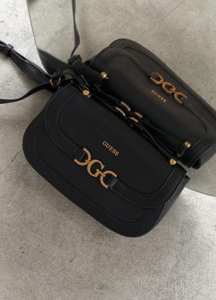 Сумка guess через плечо lux черный есть