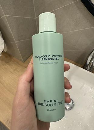 Очищувальний гель для жирної шкіри jan marini bioglycolic oily skin cleansing gel