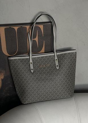 Сумка michael kors шоппер серый е