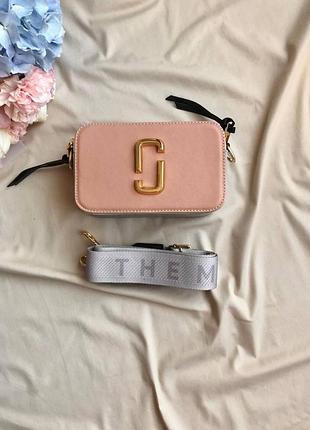 Marc jacobs pink/grey logo 20х12х7