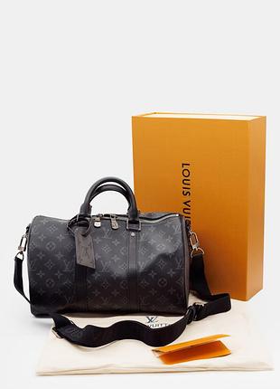 Louis vuitton keepall 35 monogram eclipse canvas