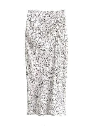 Юбка в горошек zara, p. m