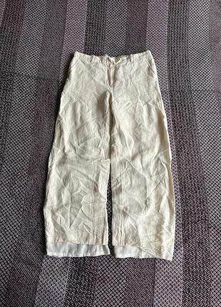 Armani collezioni льон класичні брюки luxury штани жіночі оригінал б у