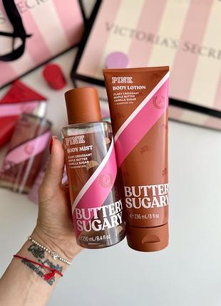 Спрей та лосьйон для тіла buttery sugary victoria’s secret
