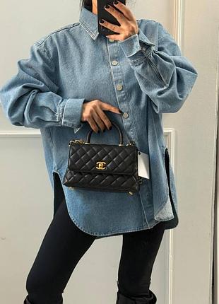 Шкіряна сумка шанел люкс