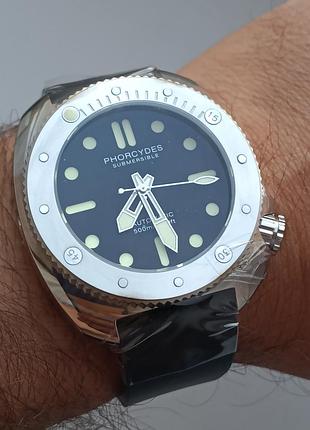 Механические часы дайвер phorcydes ph-1 45mm wr 500m nh35a