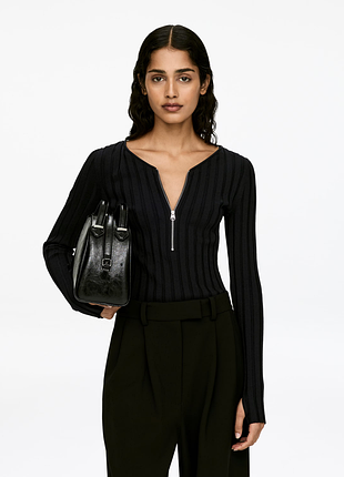 Джемпер с молнией arket 1294666001