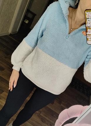 Худи мягкое тедди плюш