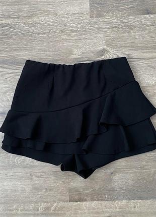 Чорна спідниця шорти new look