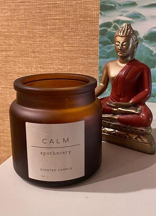 Англія 🇬🇧 marks & spencer релакс аромасвіча calm спокій 🧘 із серії серії apothecary з ефірними оліями ароматична свіча аромасвічка