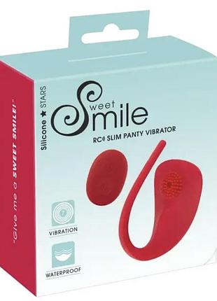 Анатомічний вібратор rc slim panty vibrator із 7 режимами вібрації