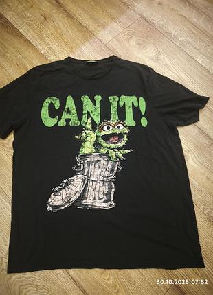 Sesame street мужская футболка размер xl