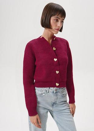 Кардиган с пуговицами