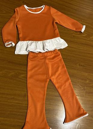 Теплий костюм для дівчинки