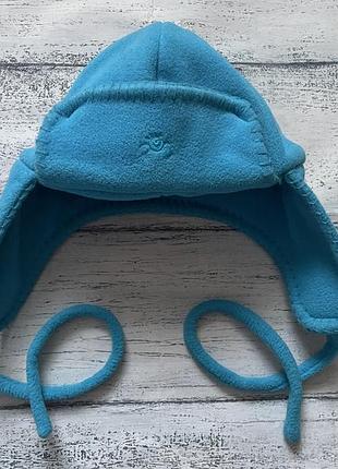 Нова флісова шапка вушанка для хлопчика 48-50
