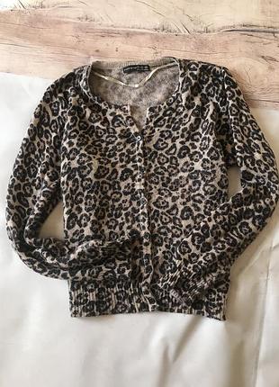 Джемпер в леопардовый принт