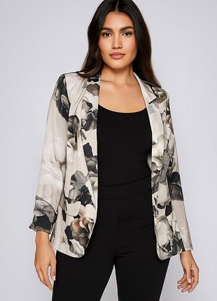 Легенький жакет під шовк у квіти від бренду select by hermann lange