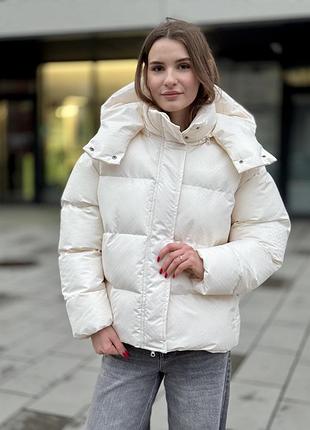 Зимовий пуфер на мембрані фактура