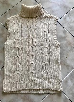 Безрукавка жилет напіввовна розмір s