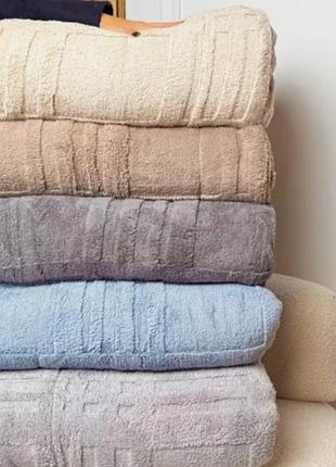 Плед на овчине