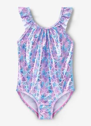 Купальник дитячий/купальник pepco/купальник на 4-6років/суцільний дитячий купальник/купальник з блискітками/блискучий купальник/