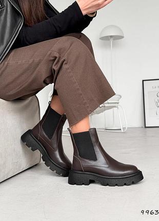 Ботинки шоколад