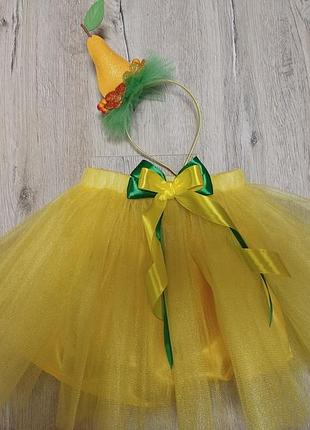 Костюм юбка фатиновая и обруч груша груша грудка