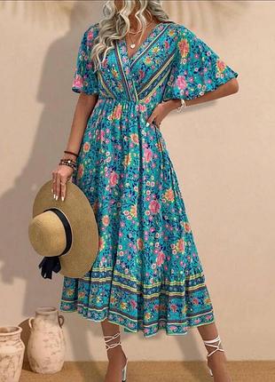 Платье shein с этикеткой в красивом фисташковом цвете