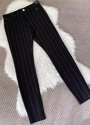 Брюки легінси в смужку river island р.8