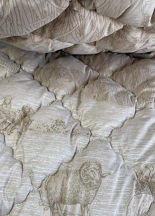 Ковдра на вовні полуторного розміру 155х210 якісна тепла зимова ковдра oda