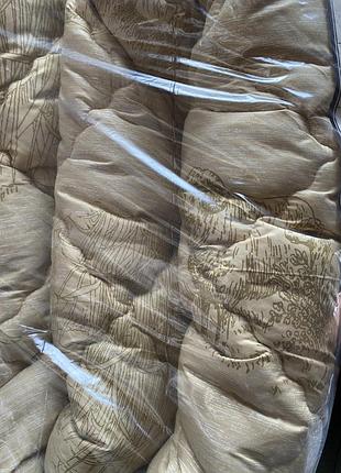 Одеяло на овчине евро размера 200х220 качественное, теплое зимнее одеяло oda