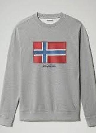 Чоловічий/унісекс світшот napapijri m original🧡