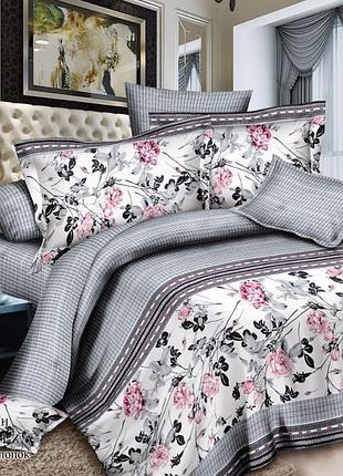 Двуспальный комплект постельного белья "бязь gold" 180х215. качественное постельное белье