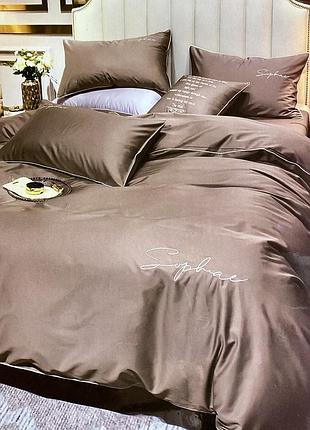 Полуторный комплект сатинового постельного белья высокого качества. размер полуторка 1.5