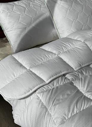 Двуспальна ковдра 175х210см, наповнювач - бамбукове волокно oda bamboo одіяло двоспальний розмір