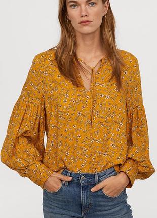 Блуза гарна легка в квіти