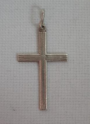 Крест серебро 925 пробы