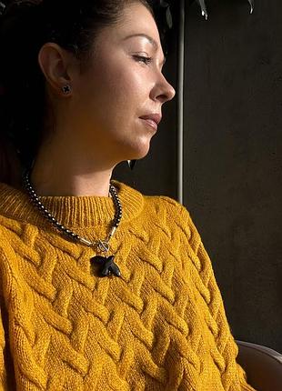 Намисто ручної роботи з гематиту