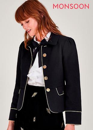 Новый женский пиджак с металлическими пуговицами monsoon