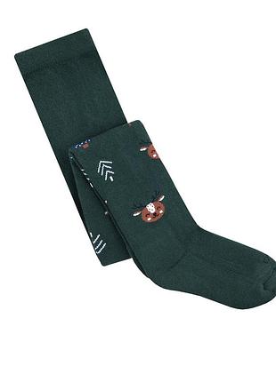 Детские колготы с махрой на стопе duna р.98-140