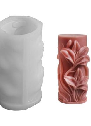 1967 форма молд для создания свечи в виде цветов лилии