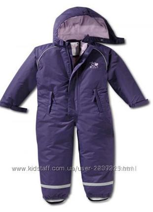 Комбинезон сплошной термо баклажан 74-80р,