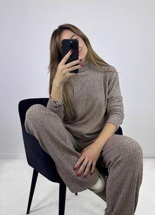 Женский теплый костюм из ангоры с начесом