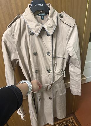 Тренч, плащ ralph lauren