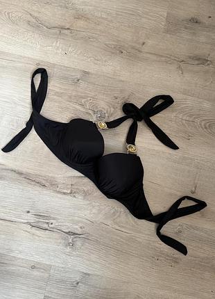 🍹черный купальный лиф верх от купальника no name чашка в-с
